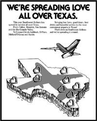 Image: Southwest 1977 advert
