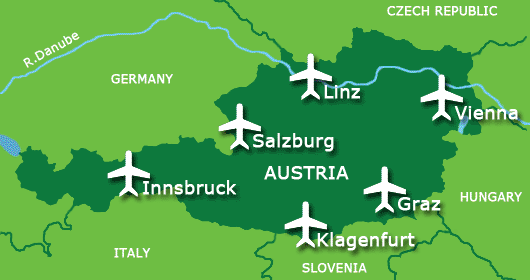 Map: Austria map