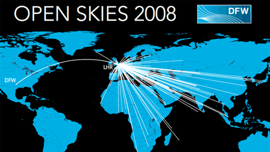 Map: Open Skies 2008