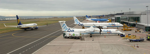 Image: Flybe at Belfast city airport