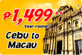 Image: Cebu Pacific route to macau ad