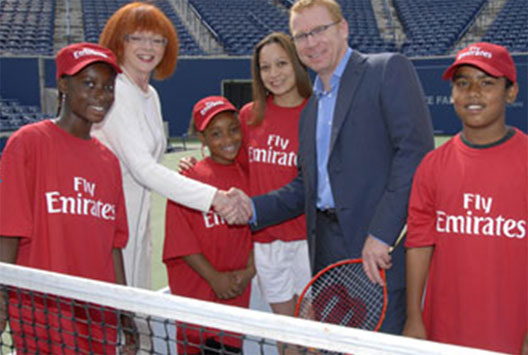 Image: Emirates sponsors Canada’s tennis tounament, Rogers Cup.