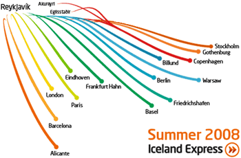 Image: Iceland Express Routes