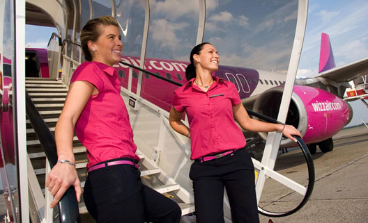 Image: Wizz air plane welcome