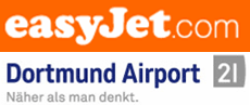 Logo: easyJet.com & Dortmund Airport