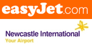 Logo: easyJet & Newcastle Airport