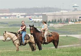 Image: Horse Trails at Cincinnati/Northern Kentucky International Airport