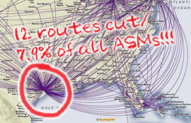 Image: 12 routes cut/7.9% of all ASMs