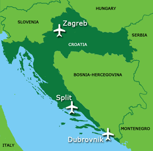 Map: Croatia