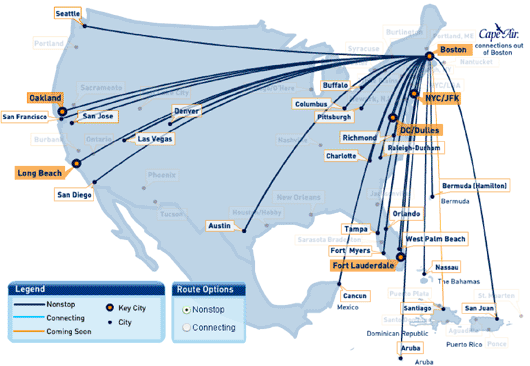 Map: Boston Key Markets