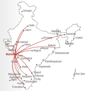 Map: Mumbai routes