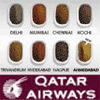 Logo: Qatar Airways new route to India