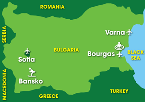 Map: Bulgaria