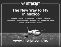 Image: Interjet flight to Mexico
