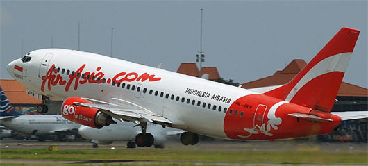 Image: Air Asia airline taking off