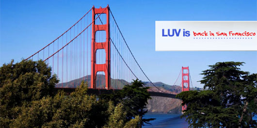 Image: LUV is back in San Francisco
