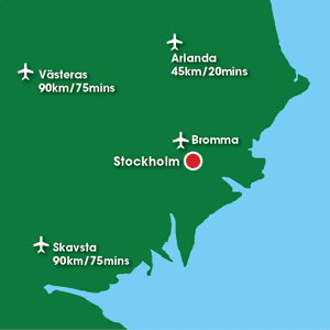 Map: Stockholm routes