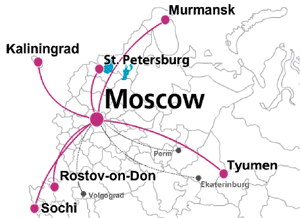 Map: Moscow Routes