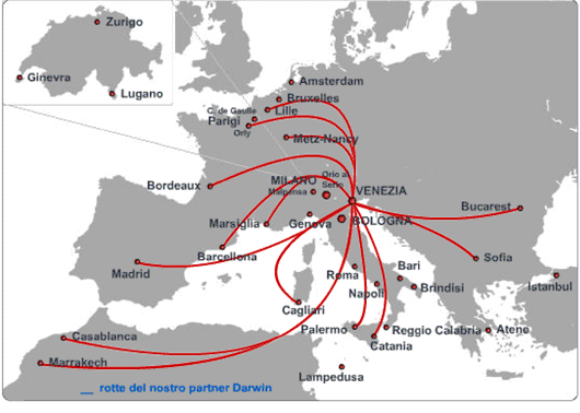 Map: Venice Routes