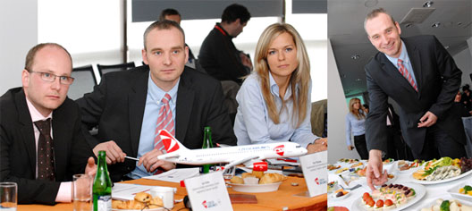 Image: Czech executives - Petr Pistelak, Jan Kase and Daniela Hupakova
