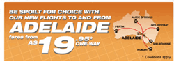 Image: Adelaide fares from $19.95 one-way