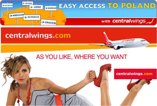 Image: Centralwings ads