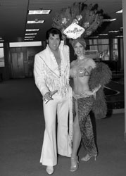 Image: Elvis and showgirl
