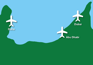 Map: UAE