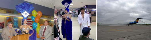 Image: Allegiant Air celebrate new air service between Las Vegas and Grand Forks
