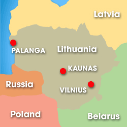 Map: Lithuania