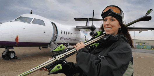 Image: Air South West’s launch first ski flight