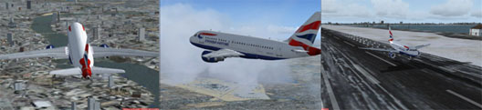 Image: BA plane simulation