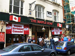 Image: Canadian Pub in Covent Gardens, London