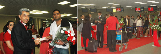 Image: Kingfisher route launch for Mumbai to London Heathrow