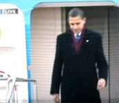 Image: Obama arriving in Ottawa