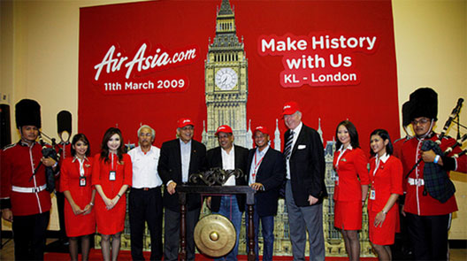 Image: Air Asia Launch Kuala Lumpur to London Route