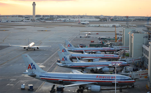 Image: American Airline Planes at Miami International Airport