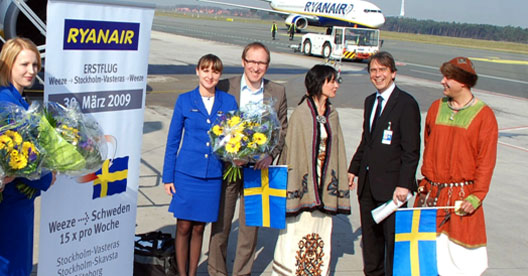 Image: Ryanair route launch