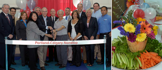 Image: Air Canada now offers a direct service between Portland (PDX) and Calgary (YYC)