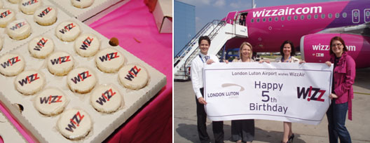Image: Wizz Air - Celebrating five years since its first service from Katowice to London Luton