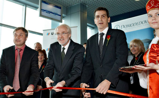 Image: United launch of non-stop service from Washington Dulles to Moscow Domodedovo