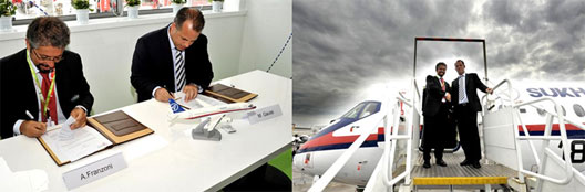 Image: Malév has signed a Letter of Intent to purchase 30 Sukhoi Superjet 100s