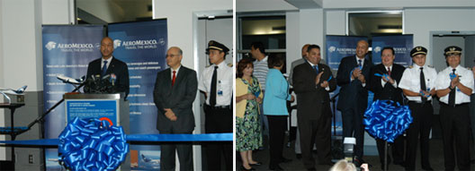 Image: AeroMexico now operates six-times weekly non-stops between New Orleans and Mexico City