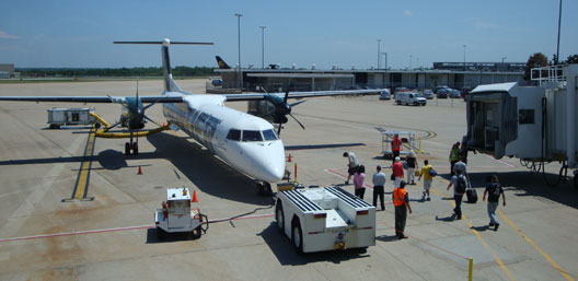 Image: Frontier Airlines’ inaugural flight to Denver