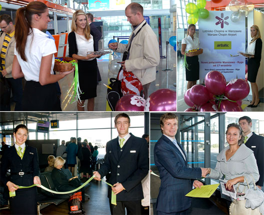 Image: airbaltic route launch