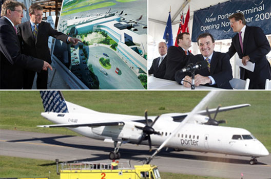 Image: Porter Airlines recently launched services between Thunder Bay and Toronto City Centre Airport