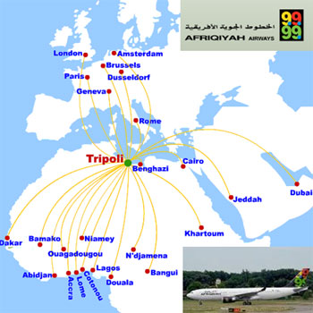 Image: Libyan route map