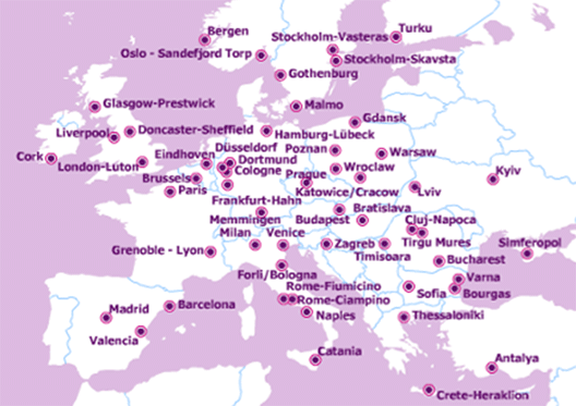 Image: Wizz Air Route Map