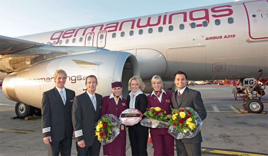 Image: germanwings route launch