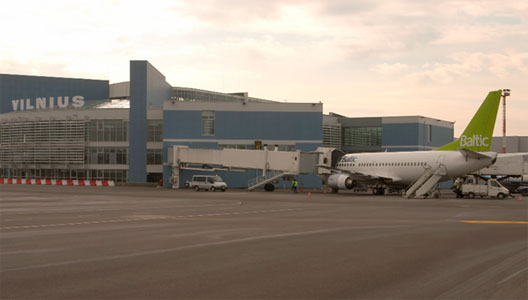 Image: airBaltic at Vilnius base